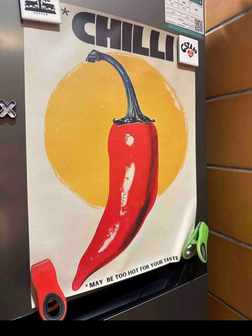 Chilli Red Pepper Poster Print (50 cm x 70 cm)